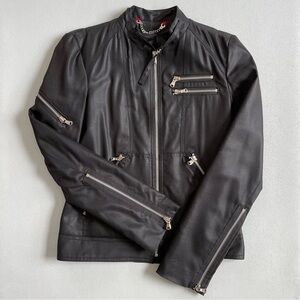 Marc by Marc Jacobs Black Moto Jacket